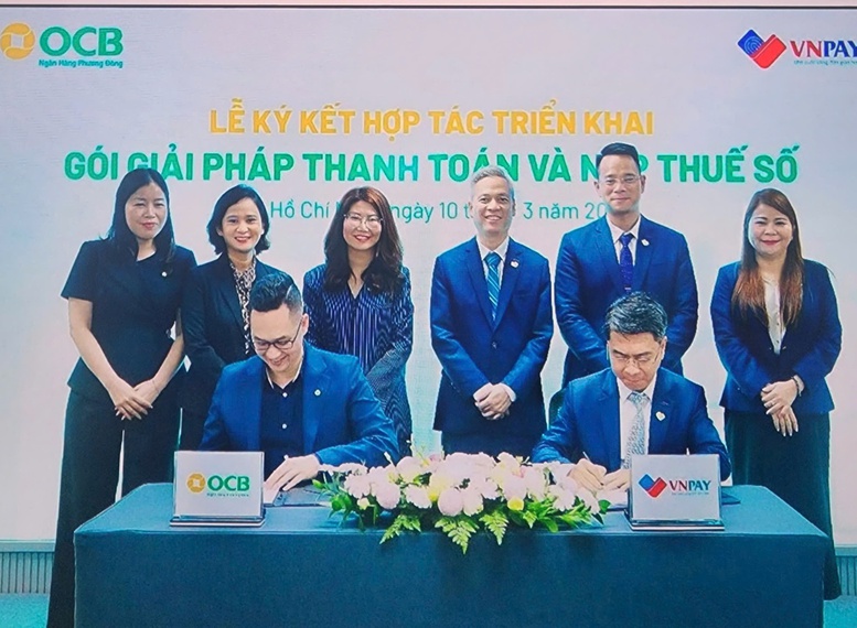 OCB và VNPAY ra mắt giải pháp thanh toán nộp thuế số- Ảnh 1.