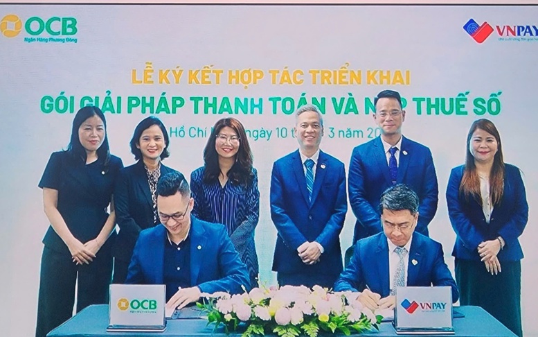 OCB và VNPAY ra mắt giải pháp thanh toán nộp thuế số