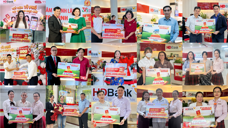 HDBank trao 64 sổ tiết kiệm, tăng tốc chặng cuối ưu đãi 16 lượng vàng SJC- Ảnh 1.