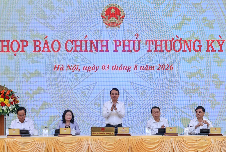 Họp báo Chính phủ thường kỳ tháng 7/2026: Các chỉ số cơ bản về phát triển KTXH đều tăng- Ảnh 1.