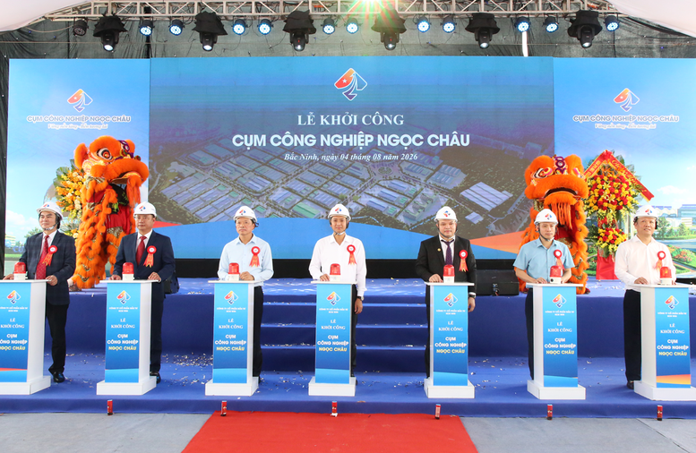 Khởi công Cụm công nghiệp Ngọc Châu tại Bắc Ninh- Ảnh 1.