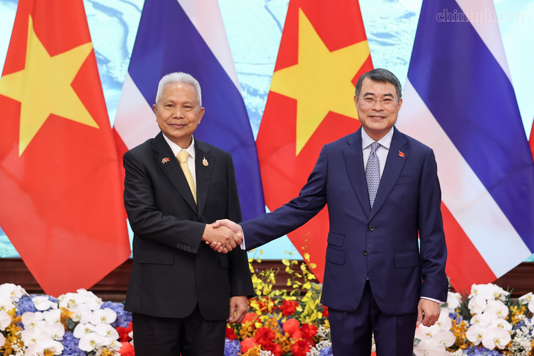 Thủ tướng Lê Minh Hưng hội kiến Chủ tịch Quốc hội Thái Lan- Ảnh 1.