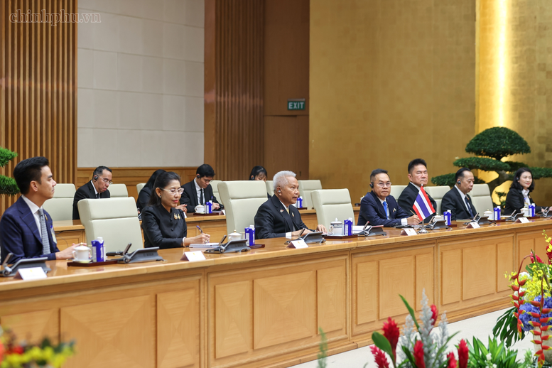Thủ tướng Lê Minh Hưng hội kiến Chủ tịch Quốc hội Thái Lan- Ảnh 5.