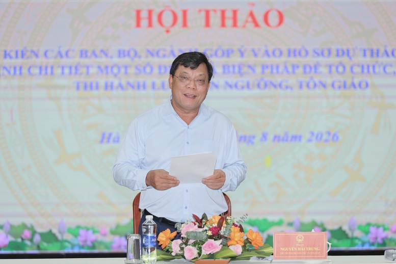 Sức ép tiến độ và yêu cầu chất lượng cho Nghị định hướng dẫn Luật Tín ngưỡng, tôn giáo- Ảnh 2.