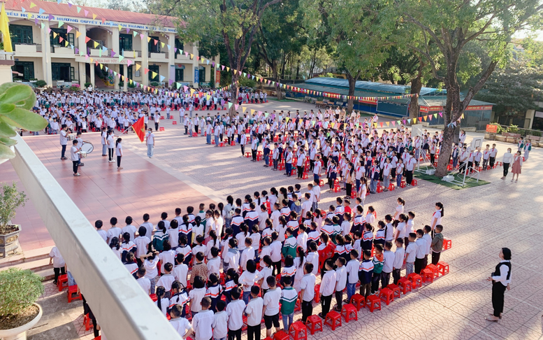 Cơ cấu, số lượng, chế độ đối với hiệu trưởng, hiệu phó khi sắp xếp cơ sở giáo dục