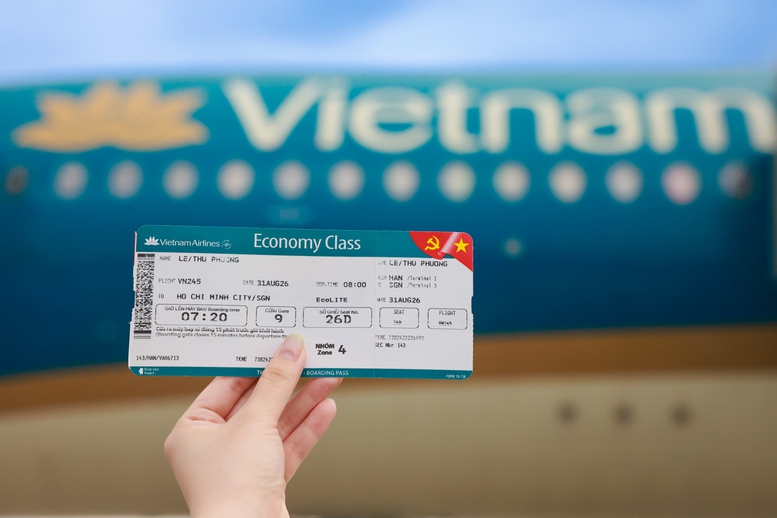 Giai điệu Quốc khánh vang lên ở độ cao 10.000 mét trên chuyến bay Vietnam Airlines- Ảnh 2.