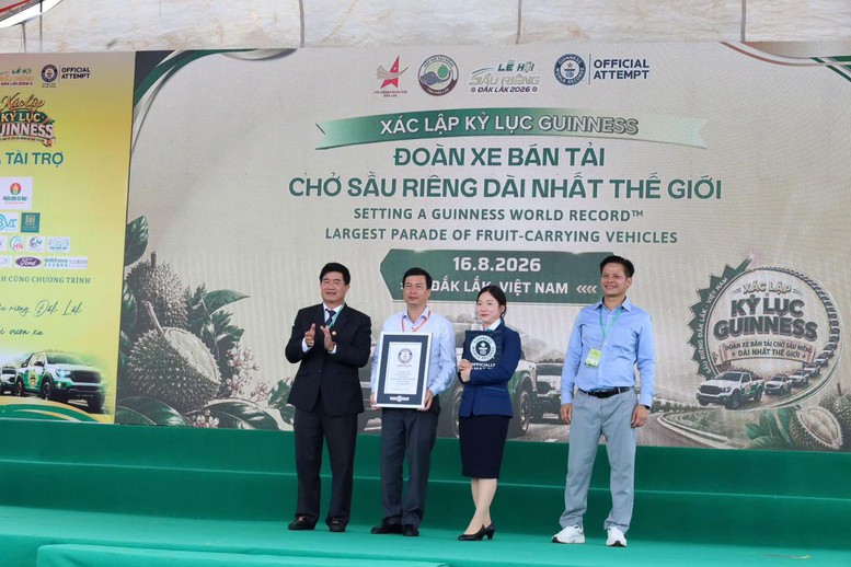 Lễ hội Sầu ri&ecirc;ng Đắk Lắk năm 2026: Nhiều kỷ lục được x&aacute;c lập- Ảnh 3.