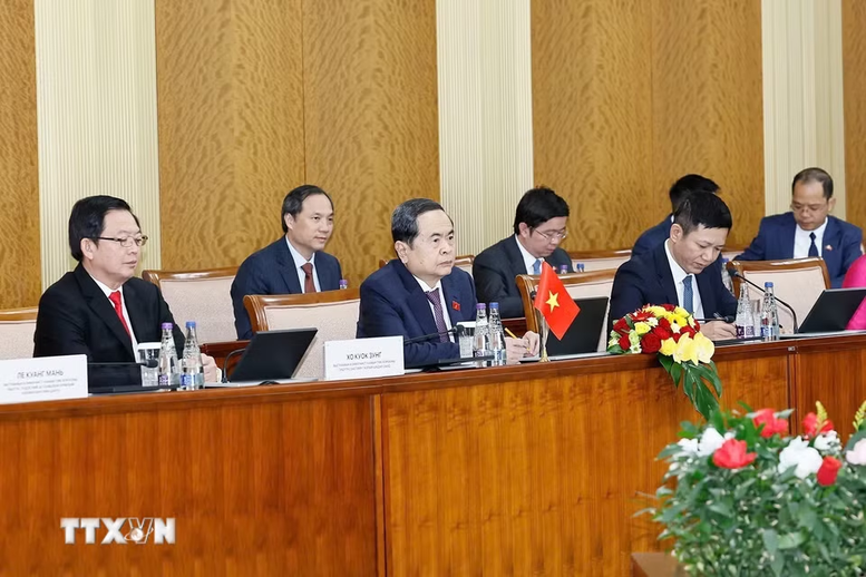 Chủ tịch Quốc hội Trần Thanh Mẫn hội đàm với Chủ tịch Quốc hội Mông Cổ- Ảnh 2.