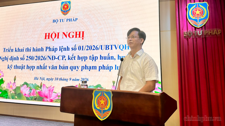 Bộ Tư pháp triển khai quy định mới, đổi mới công tác hợp nhất văn bản- Ảnh 1.