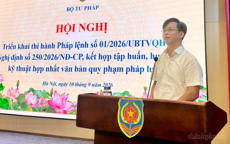 Bộ Tư pháp triển khai quy định mới, đổi mới công tác hợp nhất văn bản