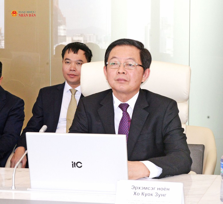 Phó Thủ tướng Hồ Quốc Dũng làm việc với Phó Thủ tướng Thường trực Mông Cổ- Ảnh 2.