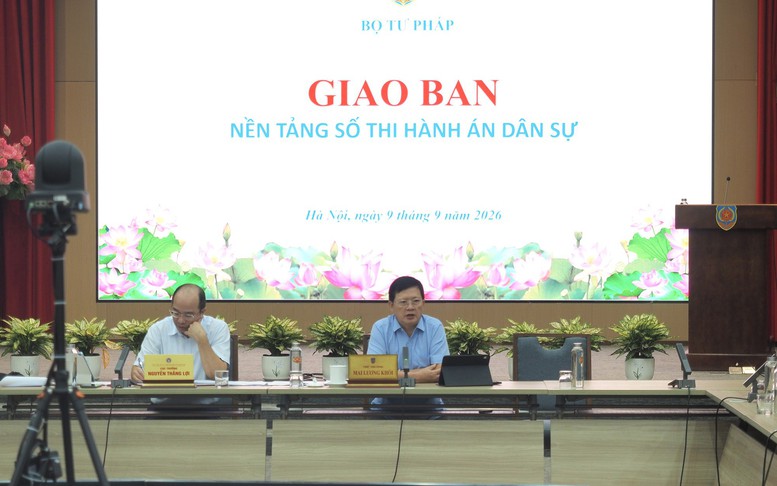 Nền tảng số phải trở thành công cụ nâng cao hiệu quả thi hành án dân sự