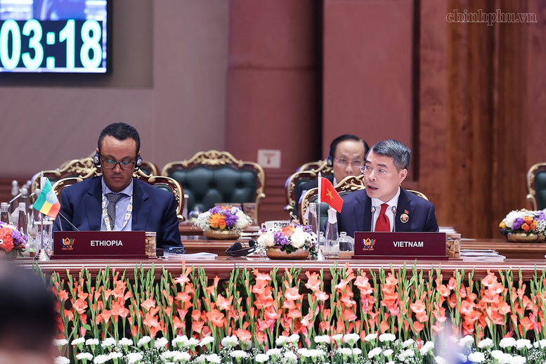 Thủ tướng Lê Minh Hưng đề xuất ba định hướng lớn tại Hội nghị thượng đỉnh BRICS- Ảnh 5.