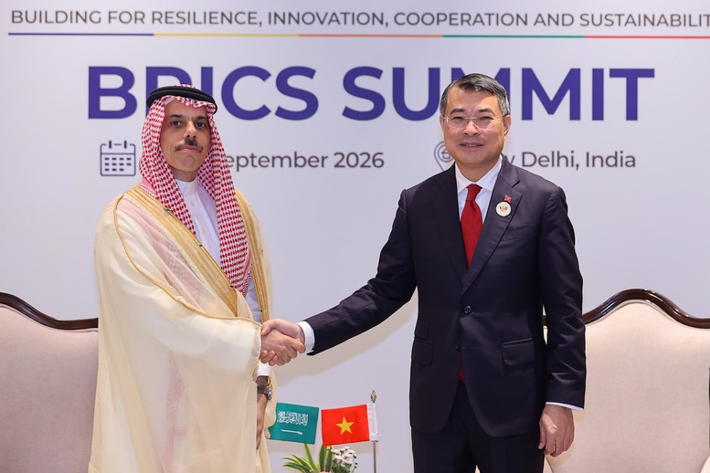 Thủ tướng Lê Minh Hưng tiếp Hoàng thân, Bộ trưởng Ngoại giao Saudi Arabia- Ảnh 1.