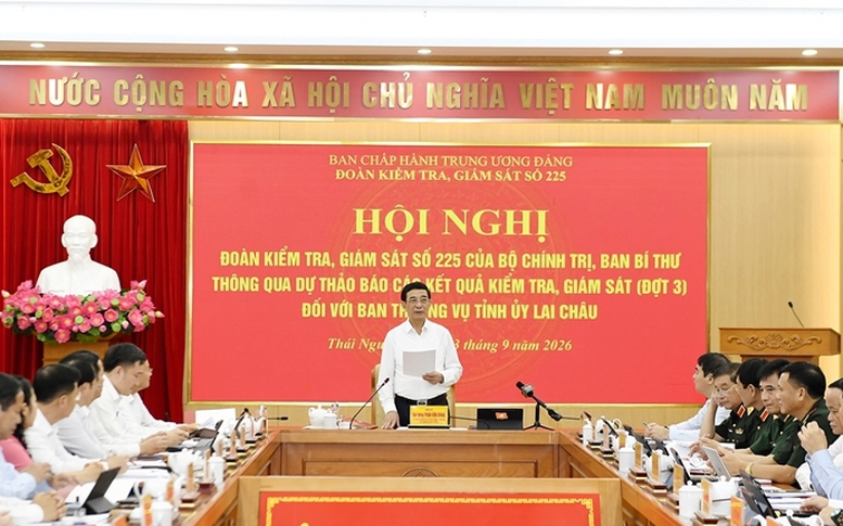 Thông qua dự thảo báo cáo kết quả kiểm tra, giám sát đối với Ban Thường vụ Tỉnh ủy Thái Nguyên và Lai Châu- Ảnh 2.