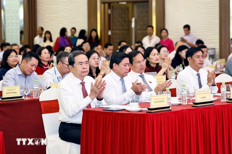Chủ tịch Quốc hội Trần Thanh Mẫn: Nâng cao chất lượng, sức lan tỏa thông tin về Quốc hội, Hội đồng nhân dân- Ảnh 1.