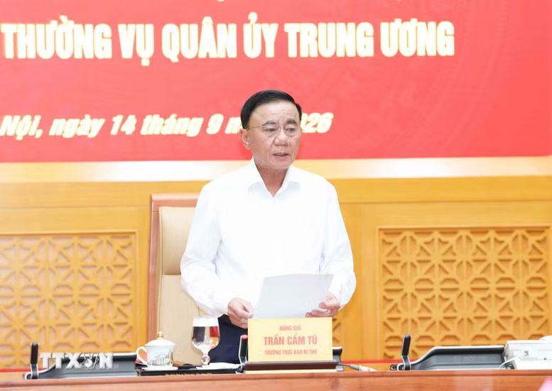 Thông qua dự thảo báo cáo kết quả giám sát đối với Ban Thường vụ Quân ủy Trung ương- Ảnh 1.