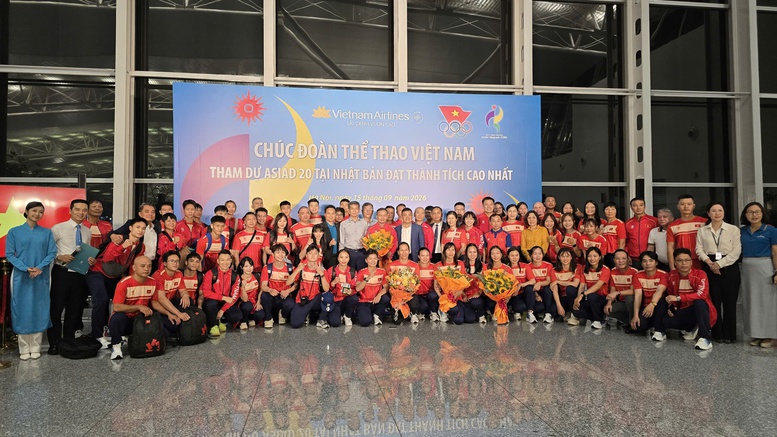 Đoàn Thể thao Việt Nam lên đường chinh phục đấu trường ASIAD 20- Ảnh 1.