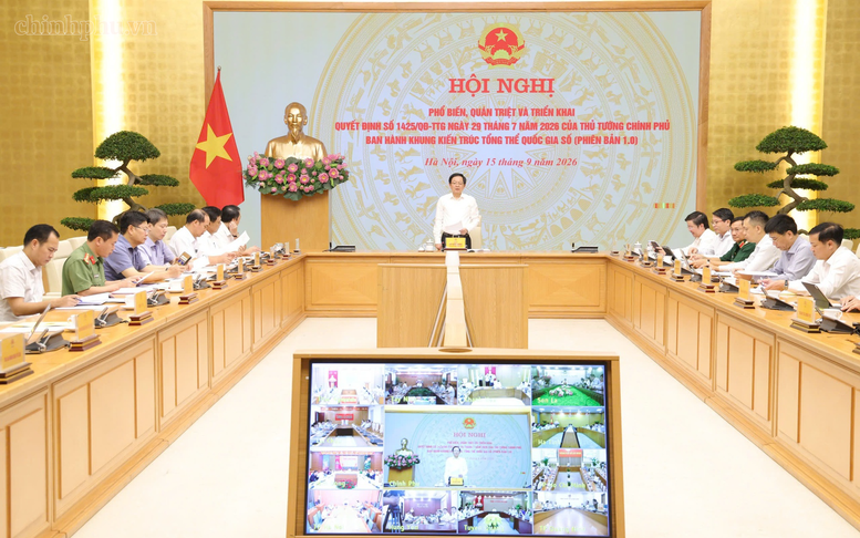 Phó Thủ tướng Hồ Quốc Dũng: Triển khai Khung kiến trúc quốc gia số thực chất, đồng bộ, hiệu quả