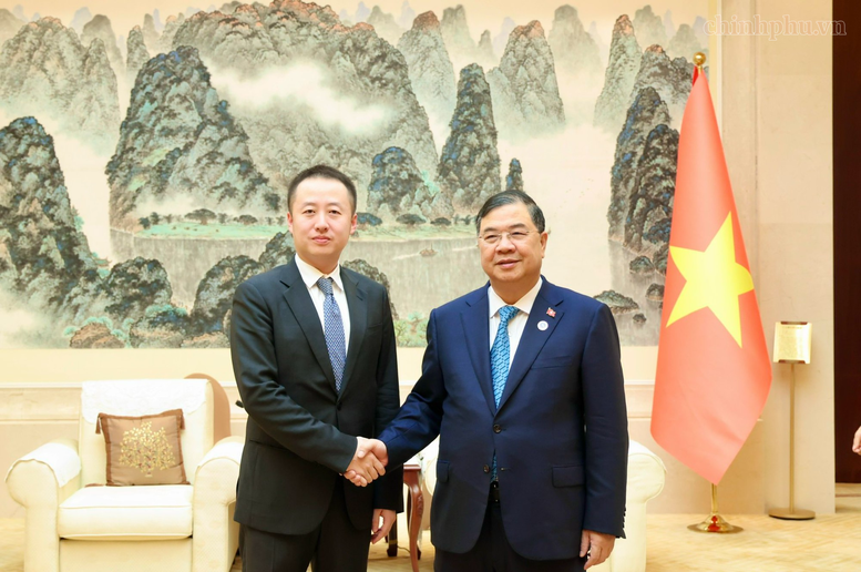 Phó Thủ tướng Thường trực Phạm Gia Túc tiếp lãnh đạo một số tập đoàn lớn của Trung Quốc- Ảnh 1.