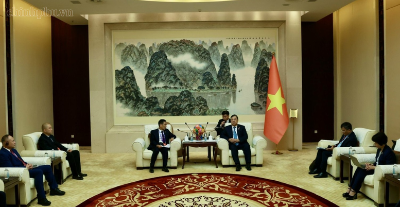 Phó Thủ tướng Thường trực Phạm Gia Túc tiếp lãnh đạo một số tập đoàn lớn của Trung Quốc- Ảnh 4.