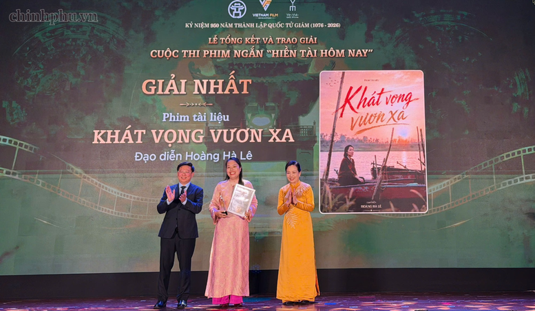 13 giải thưởng được trao tại Lễ Tổng kết Cuộc thi phim ngắn ‘Hiền tài hôm nay’- Ảnh 3.