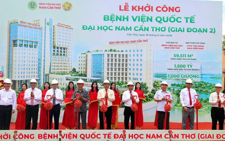 Cần Thơ khởi công 308 căn nhà ở xã hội, bệnh viện mở rộng lên 1.000 giường