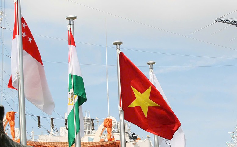 Lễ chào đón và thượng cờ Đoàn Thể thao Việt Nam tại ASIAD 20
