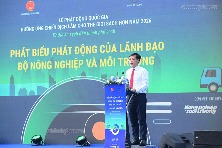 Phát động Chiến dịch Làm cho thế giới sạch hơn năm 2026: "Từ đĩa ăn sạch đến thành phố sạch"- Ảnh 1.