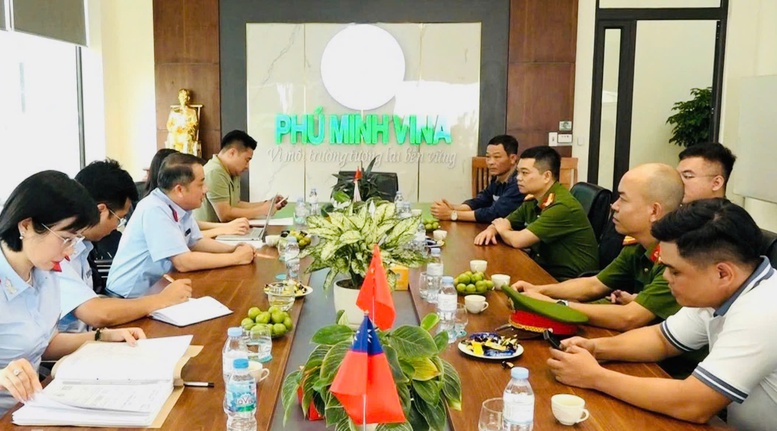 Chuyển hồ sơ vụ vi phạm trong quản lý môi trường tại Công ty Phú Minh Vina sang Bộ Công an- Ảnh 1.