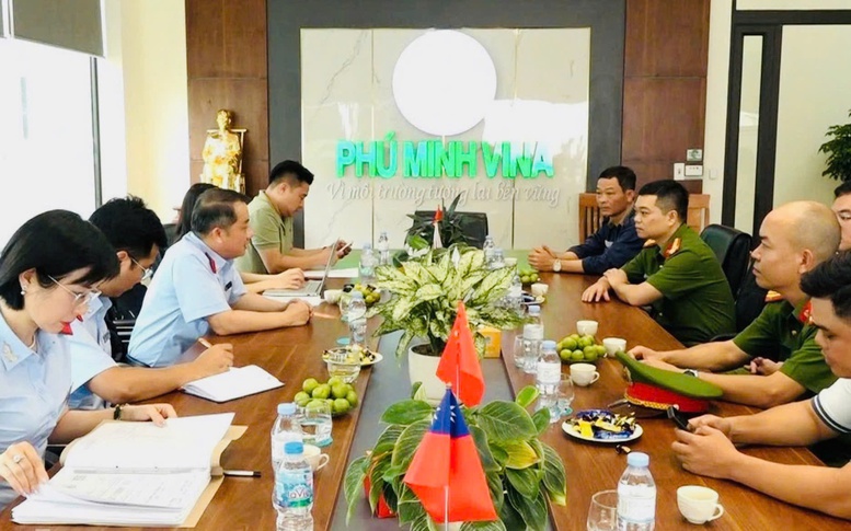 Chuyển hồ sơ vụ vi phạm trong quản lý môi trường tại Công ty Phú Minh Vina sang Bộ Công an