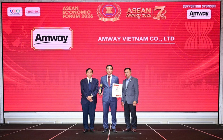 Amway Việt Nam được vinh danh Top 5 Doanh nghiệp tiêu biểu ASEAN và Top 5 Thương hiệu/sản phẩm nổi tiếng ASEAN- Ảnh 1.