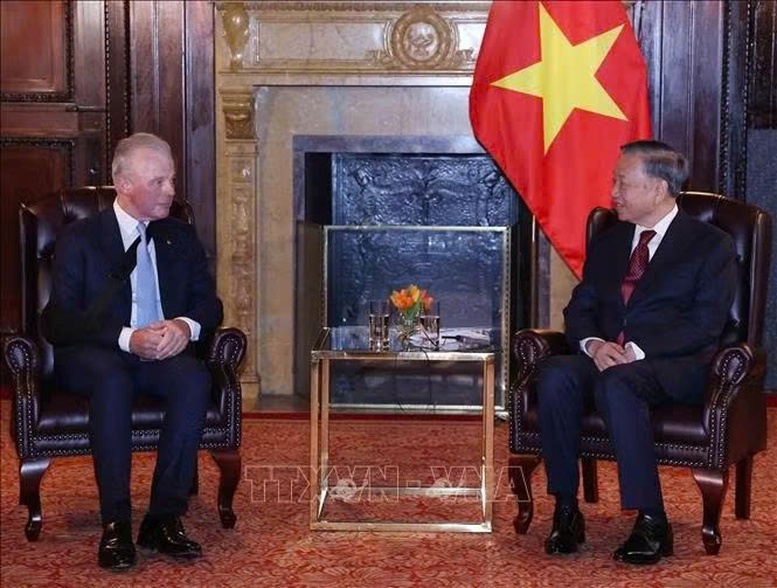 Tổng Bí thư, Chủ tịch nước Tô Lâm tiếp lãnh đạo một số tập đoàn Hoa Kỳ- Ảnh 2.