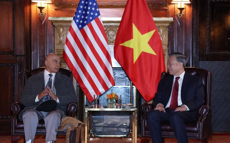 Tổng Bí thư, Chủ tịch nước Tô Lâm gặp Ban Lãnh đạo Đảng Cộng sản Hoa Kỳ
