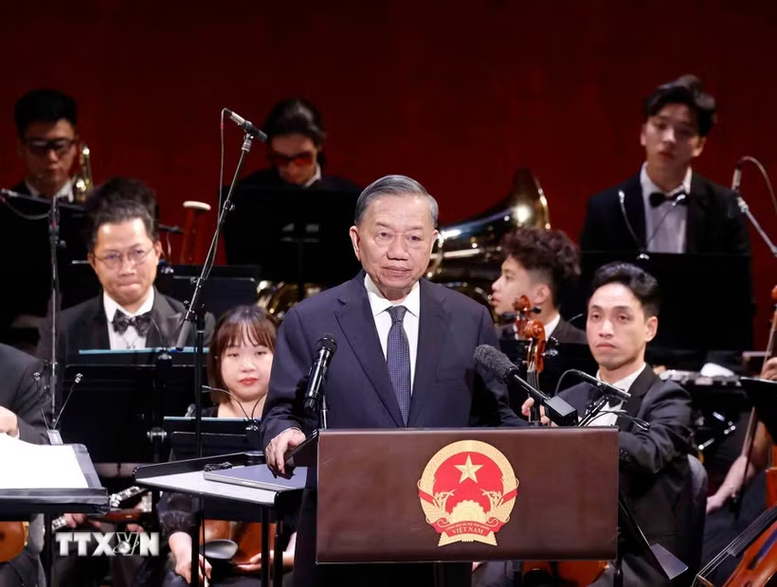 Tổng Bí thư, Chủ tịch nước Tô Lâm dự sự kiện văn hóa nghệ thuật và gặp gỡ cộng đồng người Việt Nam ở Hoa Kỳ- Ảnh 1.
