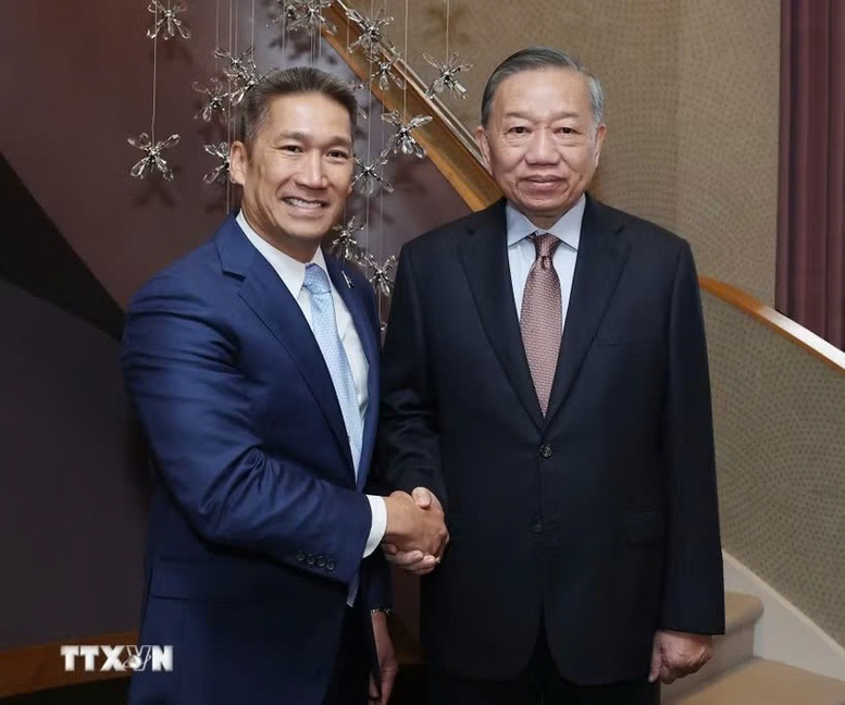 Tổng Bí thư, Chủ tịch nước Tô Lâm tiếp Quyền Bộ trưởng Hải quân Hoa Kỳ- Ảnh 1.