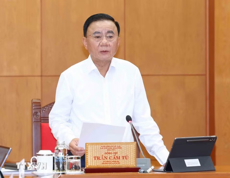Thường trực Ban Bí thư Trần Cẩm Tú: Bảo đảm tiến độ, chất lượng Đề cương tổng kết 40 năm thực hiện Cương lĩnh- Ảnh 1.