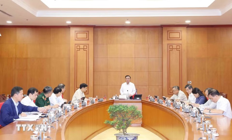 Thường trực Ban Bí thư Trần Cẩm Tú: Bảo đảm tiến độ, chất lượng Đề cương tổng kết 40 năm thực hiện Cương lĩnh- Ảnh 2.