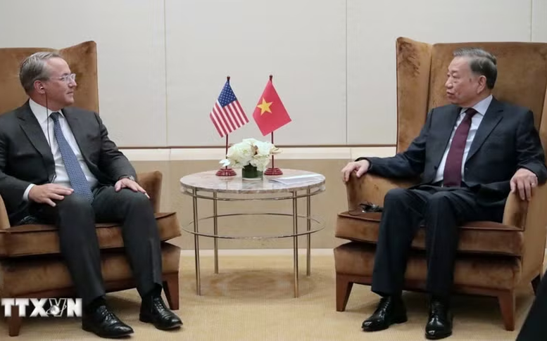 Tổng Bí thư, Chủ tịch nước Tô Lâm tiếp đại diện một số tập đoàn kinh tế tại Hoa Kỳ