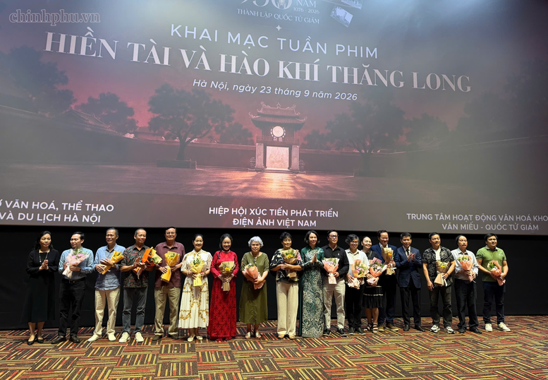 Khai mạc tuần phim ‘Hiền tài và Hào khí Thăng Long’- Ảnh 4.