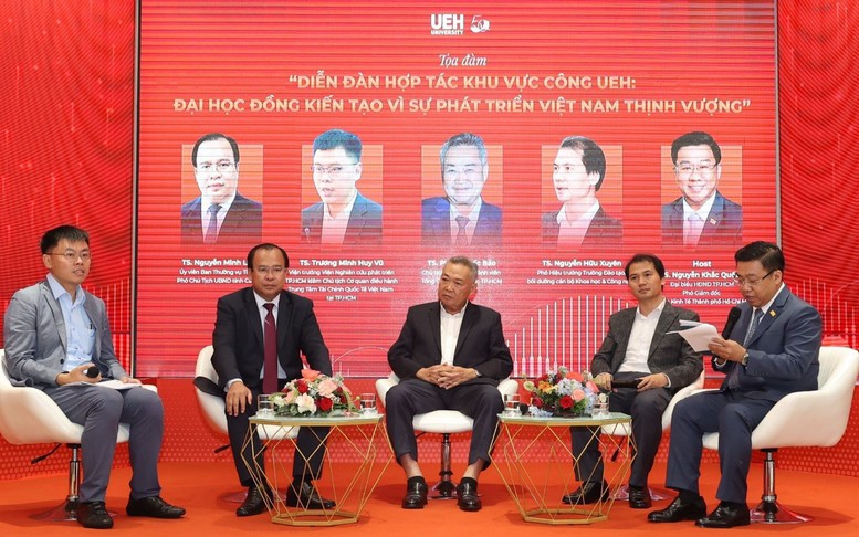 Tổng Bí thư, Chủ tịch nước Tô Lâm dự Lễ kỷ niệm 50 năm thành lập Đại học Kinh tế TPHCM - Ảnh 6.