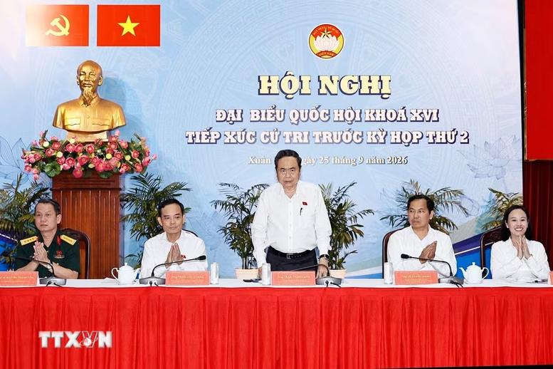 Chủ tịch Quốc hội Trần Thanh Mẫn: Lấy người dân làm trung tâm để giải quyết mọi vấn đề ở cơ sở- Ảnh 3.