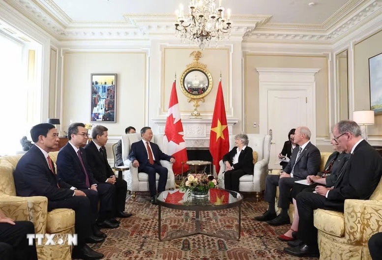 Tổng Bí thư, Chủ tịch nước Tô Lâm hội kiến với Toàn quyền Canada Louise Arbour- Ảnh 3.