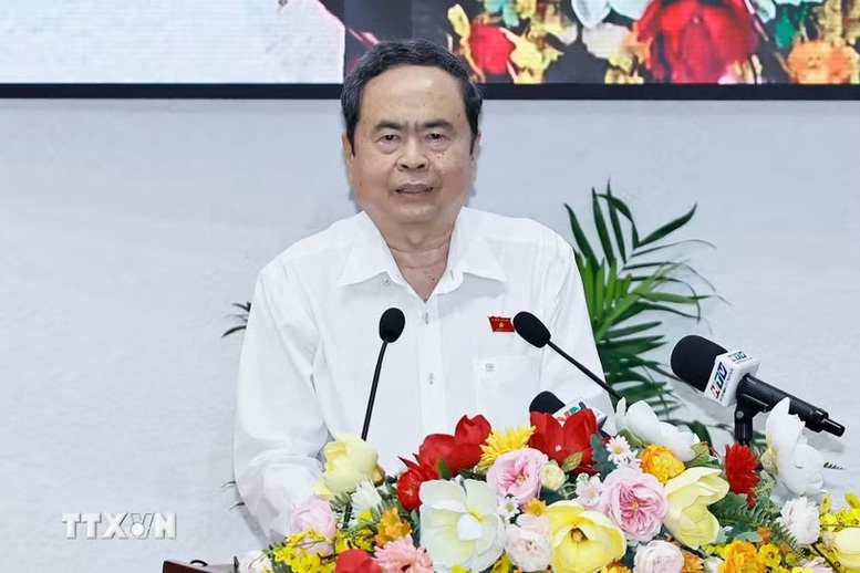 Chủ tịch Quốc hội Trần Thanh Mẫn: Lấy người dân làm trung tâm để giải quyết mọi vấn đề ở cơ sở- Ảnh 1.