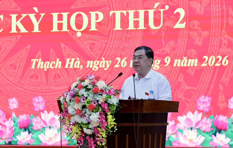 Phó Thủ tướng Thường trực Phạm Gia Túc tiếp xúc cử tri Hà Tĩnh trước Kỳ họp thứ 2, Quốc hội khóa XVI- Ảnh 1.