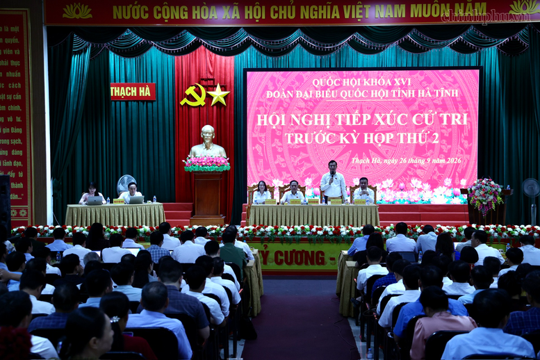 Phó Thủ tướng Thường trực Phạm Gia Túc tiếp xúc cử tri Hà Tĩnh trước Kỳ họp thứ 2, Quốc hội khóa XVI- Ảnh 3.