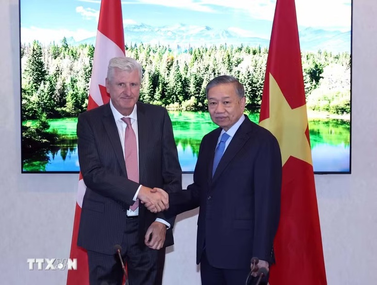 Tổng Bí thư, Chủ tịch nước Tô Lâm tiếp một số doanh nghiệp, tập đoàn tại Canada- Ảnh 1.