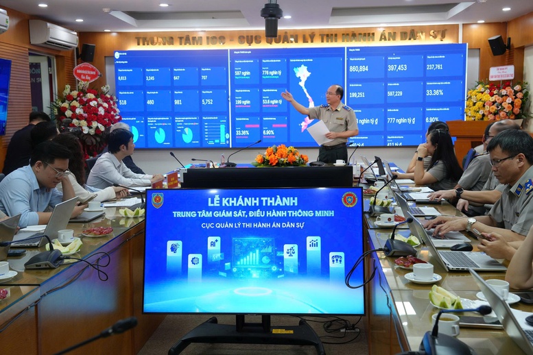 Tinh gọn bộ máy, đổi mới điều hành thi hành án dân sự nhờ chuyển đổi số- Ảnh 1.