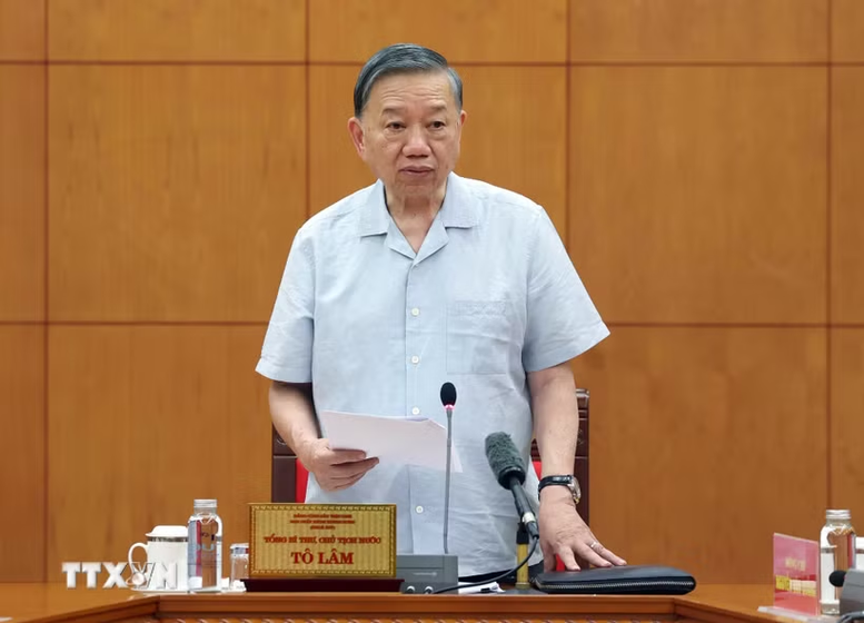 Tổng Bí thư, Chủ tịch nước Tô Lâm: Tiếp tục hoàn thiện đồng bộ pháp luật về phòng ngừa, giải quyết tranh chấp dân sự, hành chính và thi hành án- Ảnh 1.