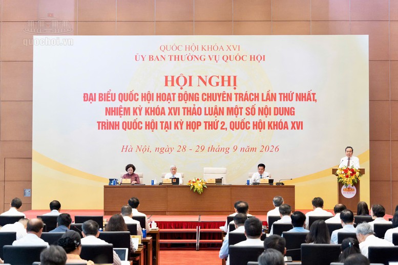 Khai mạc Hội nghị đại biểu Quốc hội hoạt động chuyên trách lần thứ nhất- Ảnh 2.